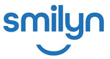 Smilyn logo in bold blue text with a smile icon underneath